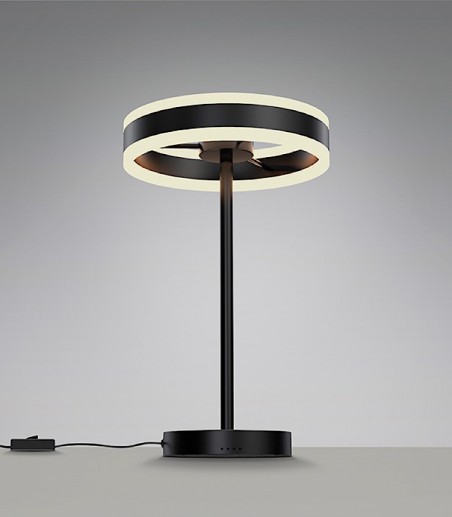 Lámpara de mesa Helia negro mate - Schuller