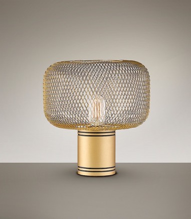 Lámpara de sobremesa Osiris 1L oro - Schuller