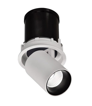 Foco empotrable GARDA 7W blanco basculante - Mantra - Ø84