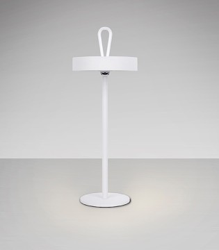 Lámpara de sobremesa Gong led blanco - Schuller