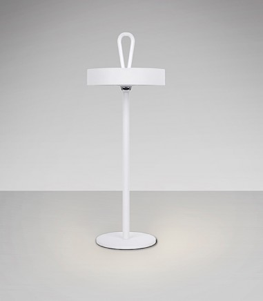 Lámpara de sobremesa Gong led blanco - Schuller