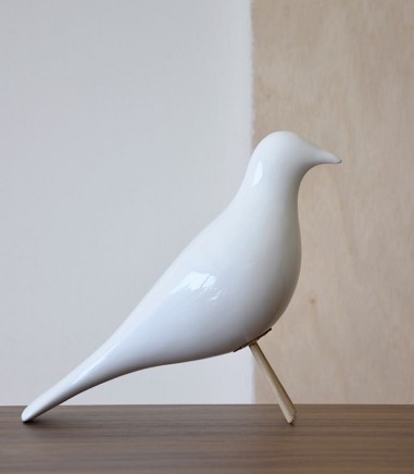 PAJARO ceramica color blanco brillo - VP Interiorismo