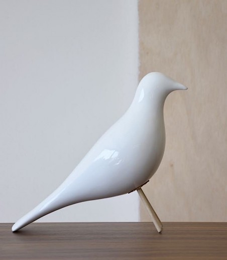 PAJARO ceramica color blanco brillo - VP Interiorismo