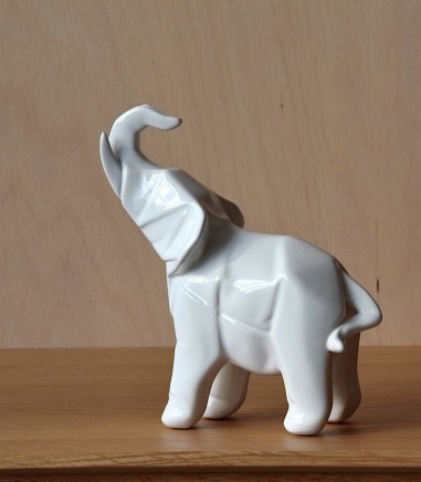 Figura decorativa ELEFANTE cerámica N2 - VP Interiorismo