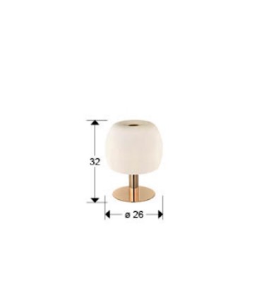 Lámpara sin cables de mesa Baloon oro opal  - Schuller