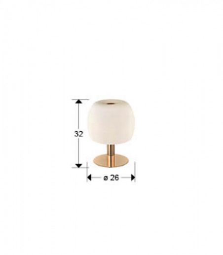 Lámpara sin cables de mesa Baloon oro opal  - Schuller