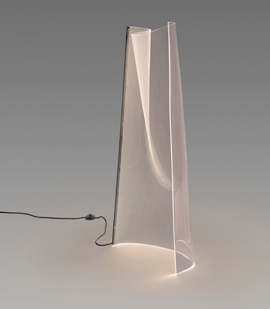 Lámpara de pie Velos salón cromo - Schuller