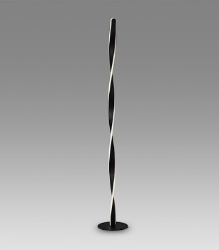 Lámpara de pie Twist negro - Schuller