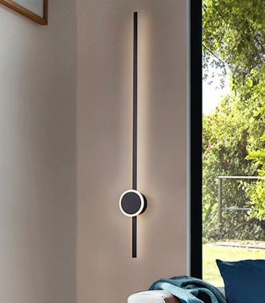 Aplique de pared Online 2L negro - Schuller