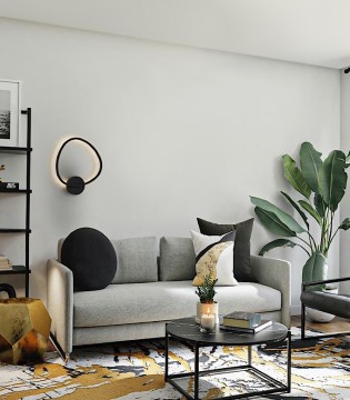 Aplique de pared Opalis negro - Schuller 2