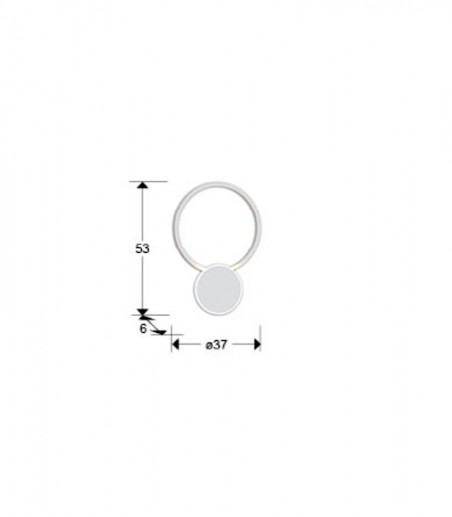 Aplique de pared Omnio blanco - Schuller