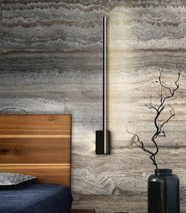 Aplique de pared Stick 3L negro - Schuller