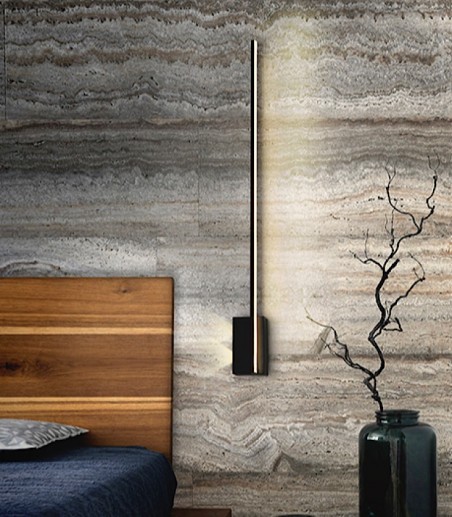 Aplique de pared Stick 3L negro - Schuller