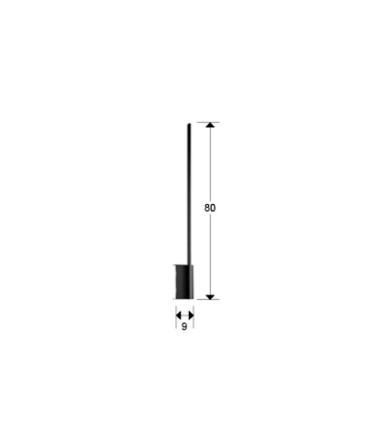 Aplique de pared Stick 3L negro - Schuller