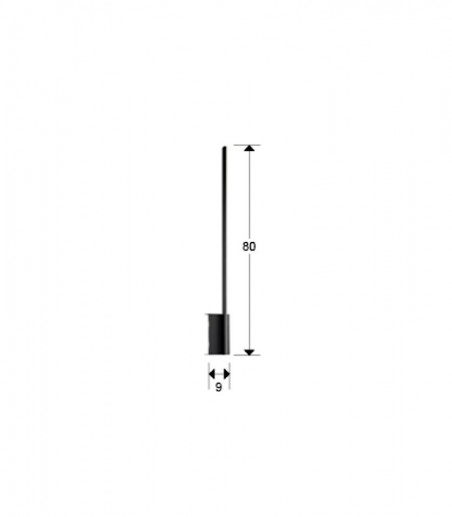 Aplique de pared Stick 3L negro - Schuller