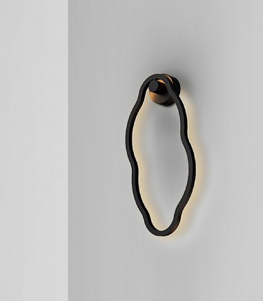 Aplique de pared Tono negro - Schuller