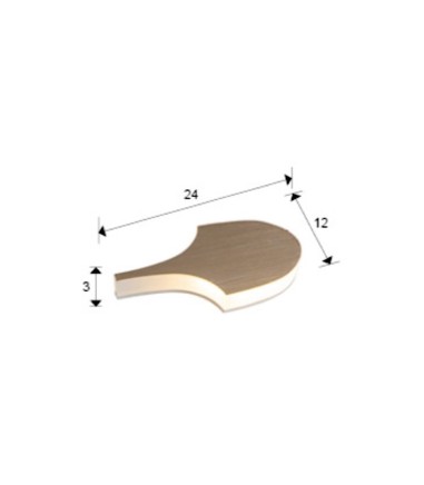 Aplique de pared Serea S dorado - Schuller