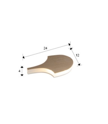 Aplique de pared Serea L dorado - Schuller