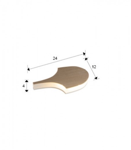 Aplique de pared Serea L dorado - Schuller