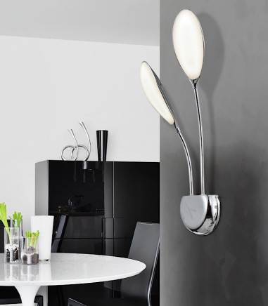 Aplique de pared Lucila 2L LED - Schuller