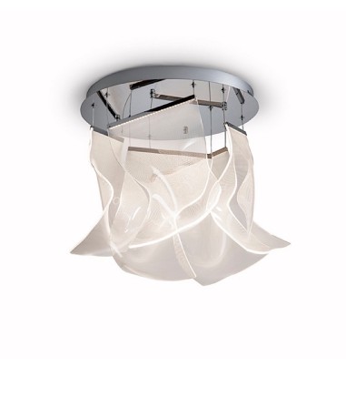 Lámpara de techo colgante Velos 5L cromo - Schuller