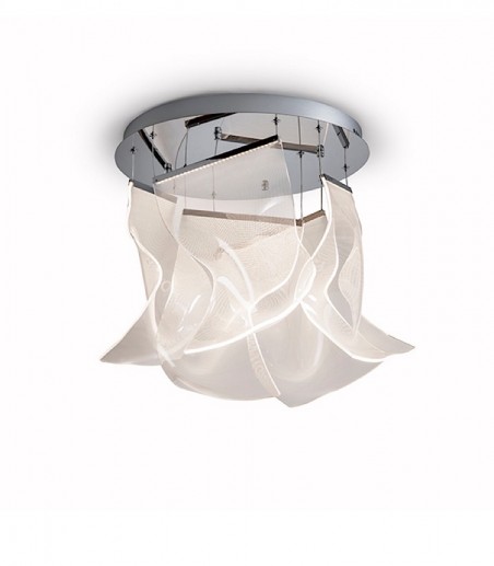 Lámpara de techo colgante Velos 5L cromo - Schuller