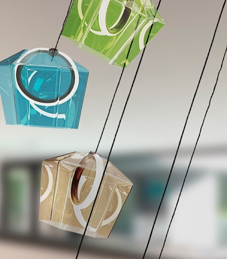 Lámpara de techo colgante Ingrid 6L colores - Schuller