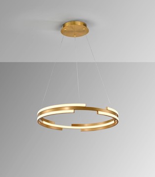 Lámpara de techo colgante Ciclos oro D60 - Schuller