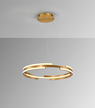 Lámpara de techo colgante Ciclos oro D60 - Schuller