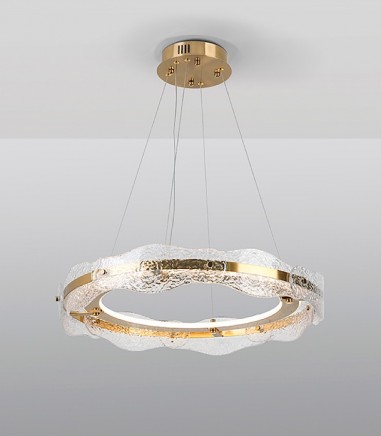 Lámpara de techo colgante Lira D60 oro DIM - Schuller