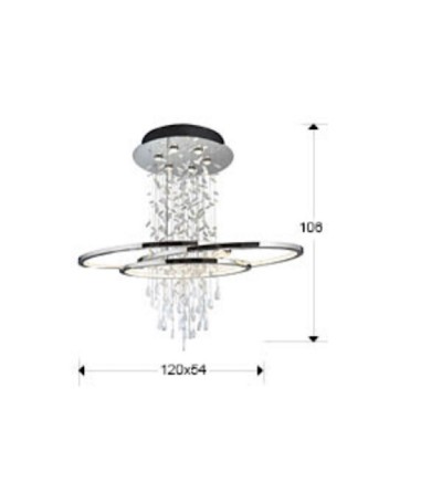 Lámpara de techo colgante Bruma 6L LED - Schuller