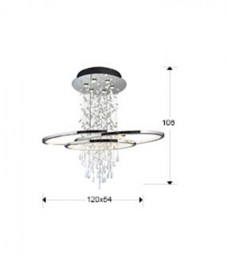 Lámpara de techo colgante Bruma 6L LED - Schuller