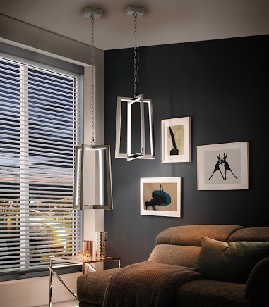 Lámpara de techo colgante Kuma Inox LED - Schuller