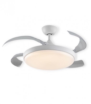 Ventilador de techo con luz Venturi blanco DC D50/106 cm - Schuller