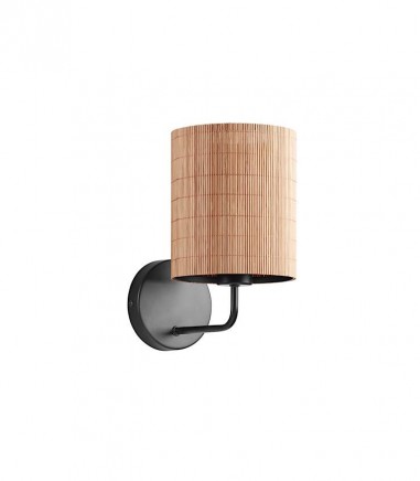 Aplique de pared con pantalla de bambú Rail - MDC