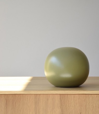 Bola decorativa cerámica color II verde mate - VP Interiorismo