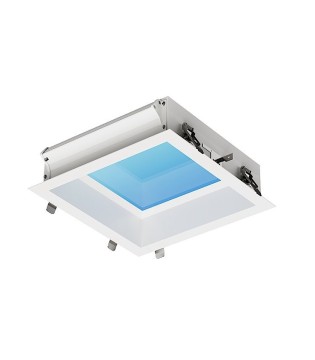 Downlight Blue Sky Efecto Claraboya Fondo Azul 16W cuadrado 30x30 - Mantra 2
