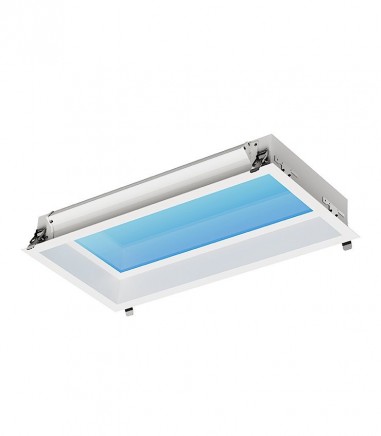 Downlight Blue Sky Efecto Claraboya Azul Cielo 35W rectangular 60x30 - Mantra