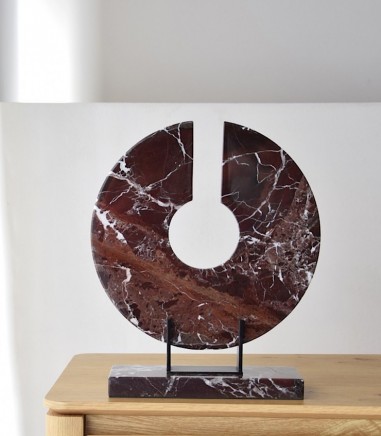 Escultura Arnela N.1 mármol y metal - VP Interiorismo