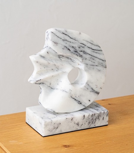 Escultura decorativa mármol Mar N2 - VP Interiorismo