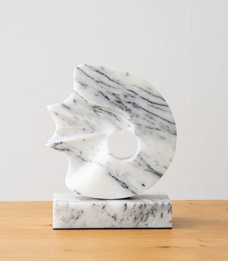 Escultura decorativa mármol Mar N2 - VP Interiorismo