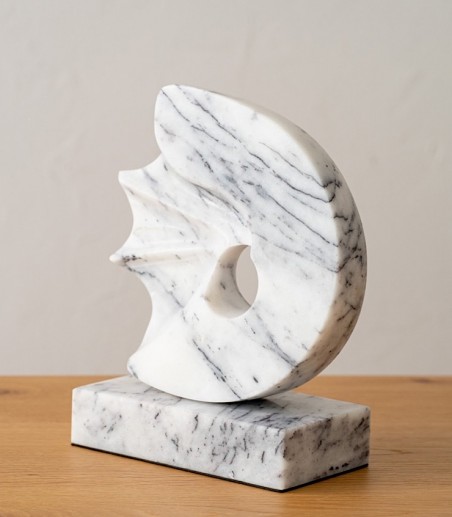 Escultura decorativa mármol Mar N2 - VP Interiorismo