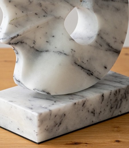 Escultura decorativa mármol Mar N2 - VP Interiorismo