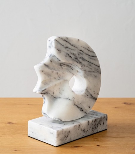 Escultura decorativa mármol Mar N2 - VP Interiorismo