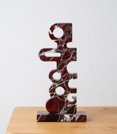 Escultura decorativa abstracta mármol N2 - VP Interiorismo