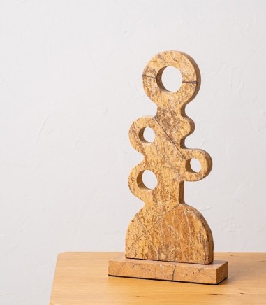 Escultura decorativa abstracta mármol N1 - VP Interiorismo
