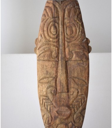 Escultura decorativa Tribal N2 madera tallada a mano - VP Interiorismo