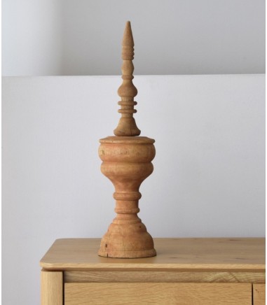 Escultura decorativa Loa madera tallada a mano gr. - VP Interiorismo