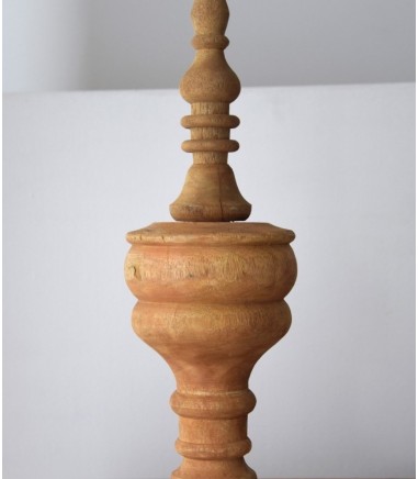 Escultura decorativa Loa madera tallada a mano gr. - VP Interiorismo