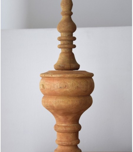 Escultura decorativa Loa madera tallada a mano gr. - VP Interiorismo